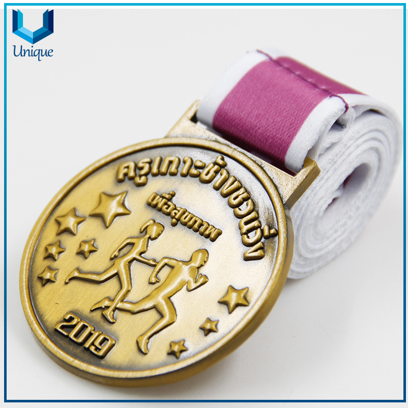 Wholesale Manufacture Zinc Alloy Bodybuilding/ Catholic SPort Sublimation/ Judo Chess Boxing Spartan Race Medal