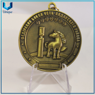 Customize Medal Manufacturer, 3D Antique Bronze Plating Medal, Unicorn Medal, Award Medal