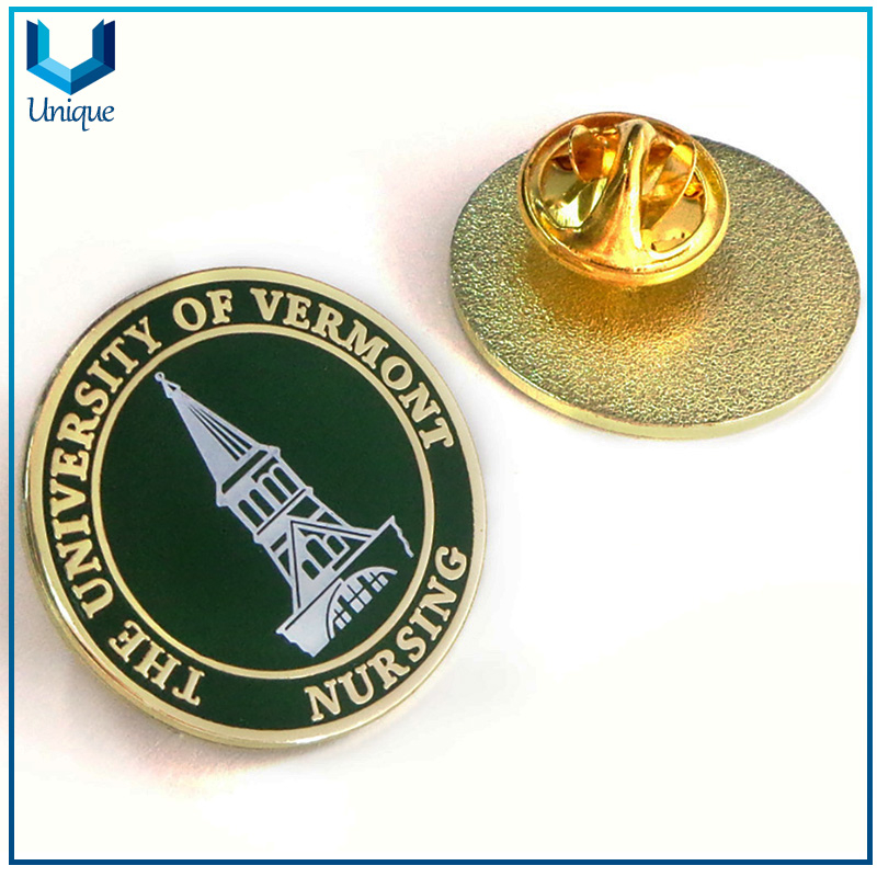 Gold Military Lapel Pin, School Metal Brooch, Customize Metal Emblem,Promotional Gift Pins, Customize Design Metal Crafts Factory