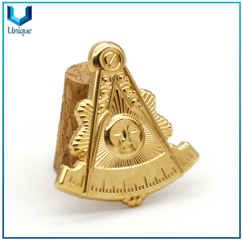 Customize Metal Badge, Cutout Lapel Pin,3D Metal Emblem, Mason Freemason Decorations Badges Custom Masonic Lapel Pin 