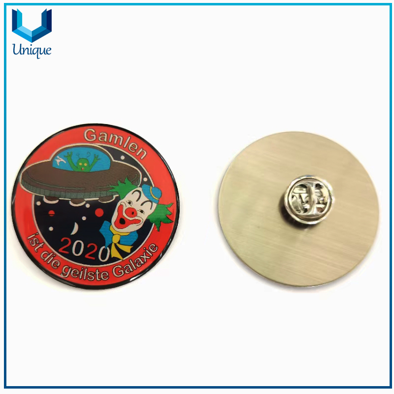 Customize Design Offset Pins, Cartoon Printed Lapel Pins, Leaves Metal Pins, Anniversary Gift Brooches for Free