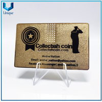 Cutsom Metal card with QR code printing，Custom design card