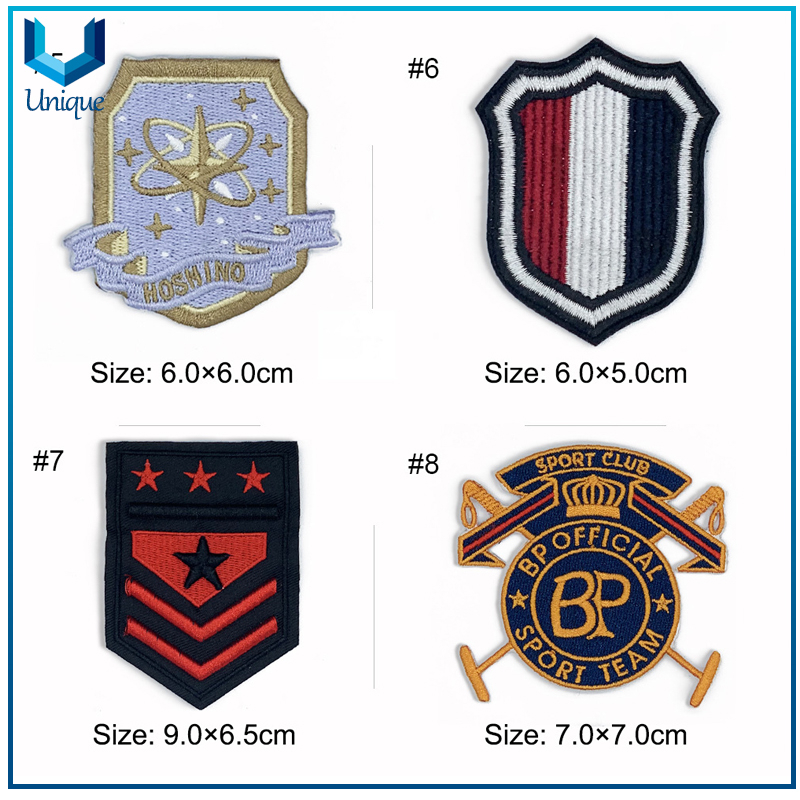  Garment Embroidery Patch, Full Embroidery Military Badge,Custom military navy epaulette shoulder Mark, Police Uniform Embroidery Logo