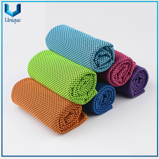 Wholesale Customized Absorbent Soft Two Tone Cooling Towel, Sport Golf Towel for Promotional Gifts