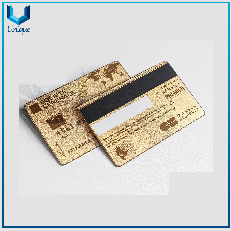 Customized Stainless Steel Black Metal Business Card,metal Memerbership Card，Blank Metal Visa Credit Cards With Magnetic Stripe