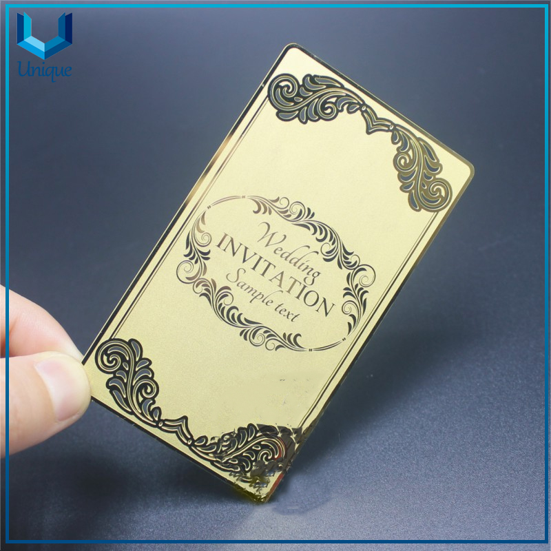 Metal invitation card-9-5
