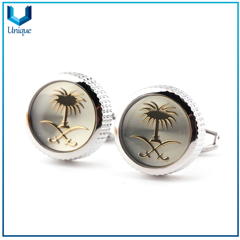 Fashion Cufflink, High quality Die Struck Brass Cufflink, Jewerly Wedding Cufflink in Soft Enamel for Promotional Gifts