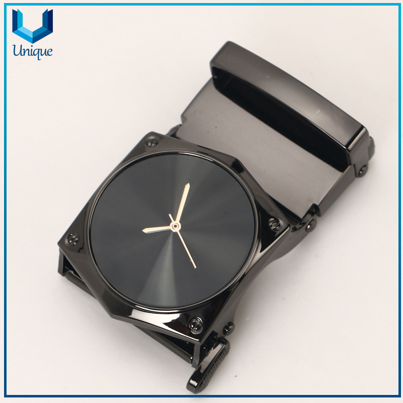Watch Style Metal Buckle, Customize Unique Fashon Metal Accessories with Company Logo, gold /silver Metal Belt Buckle for Gifts