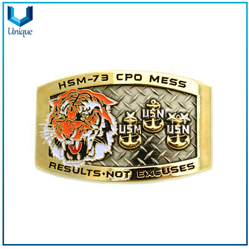 USN Winder Chief Metal buckle, Custmize Design 3D Belt Buckle, Fashion School Trainning Military Police Heavy Duty Buckle 