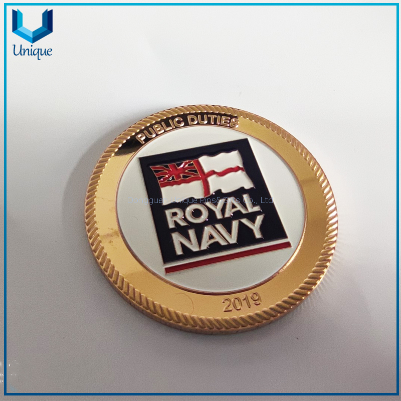 Mirror Like Gold Coins Cheap Price Royal Gold Coin