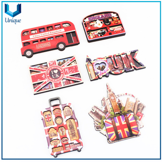OEM 3D design refrigerator home decoration travel souvenir UK cities fridge magnet