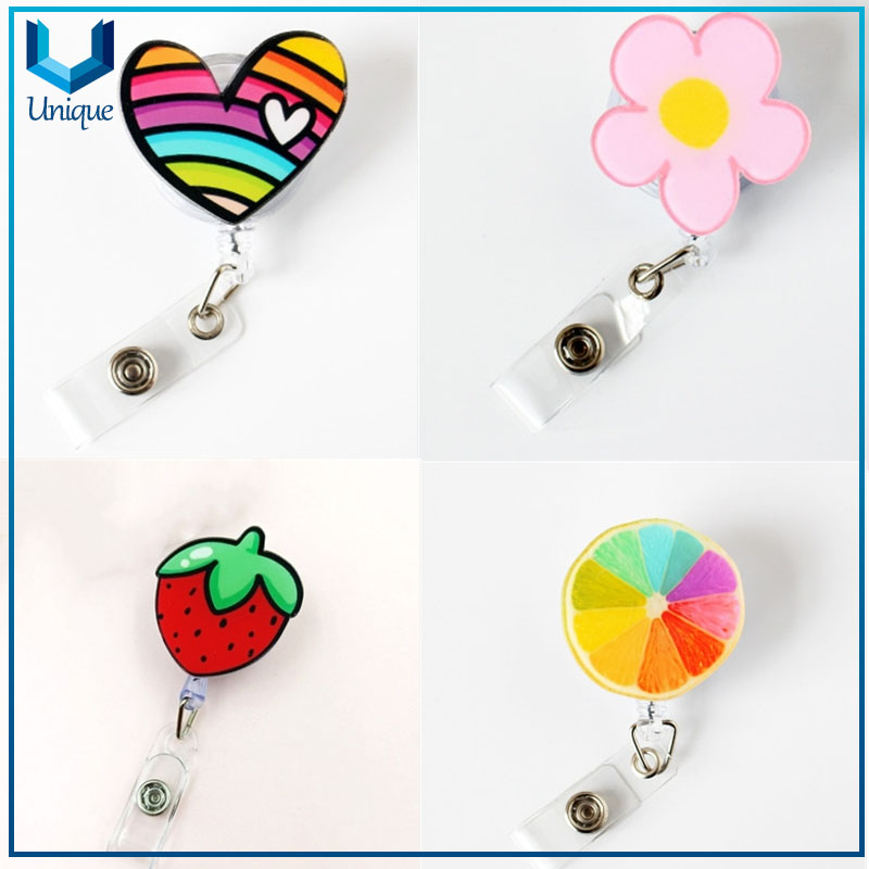 Retractable Nurse Badge Reel Clip Students ID Card Badge Holder Accessories