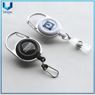 Promotion cute retractable badge holder with customized design, yoyo badge holder