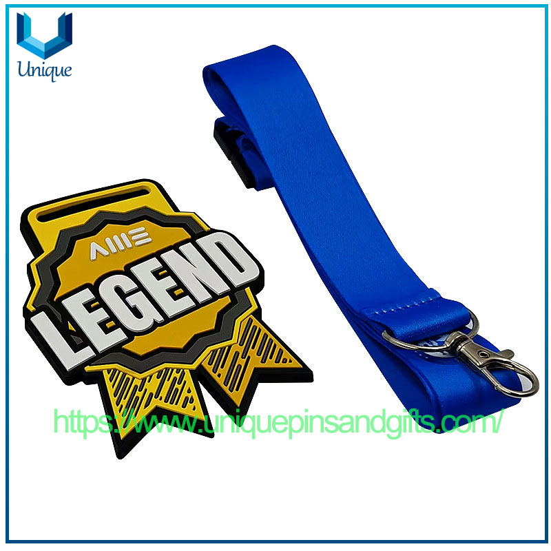 Customized Personalized Soft PVC Rubber Award Medal (12)