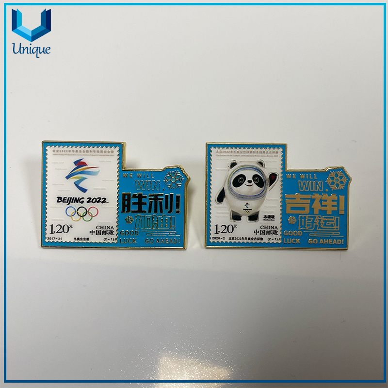 Custom Design Olympic Game Lapel Pin in hard enamel