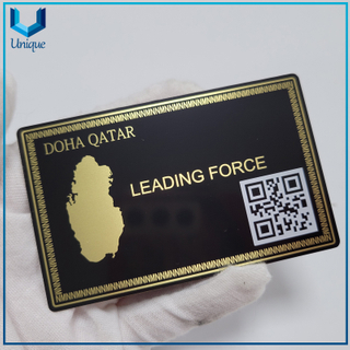 Cutsom Metal card with QR code printing