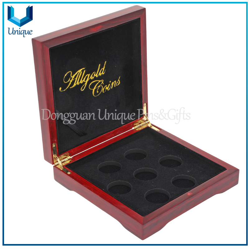 Custom Medal of Honor with Wooden Holder, Metal Plaque Medals with Ribbon, Commemorative Coin Display Box