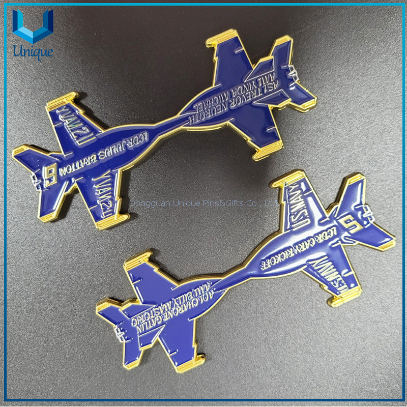 aeroplane commemorative coin，Metal commemorative coin
