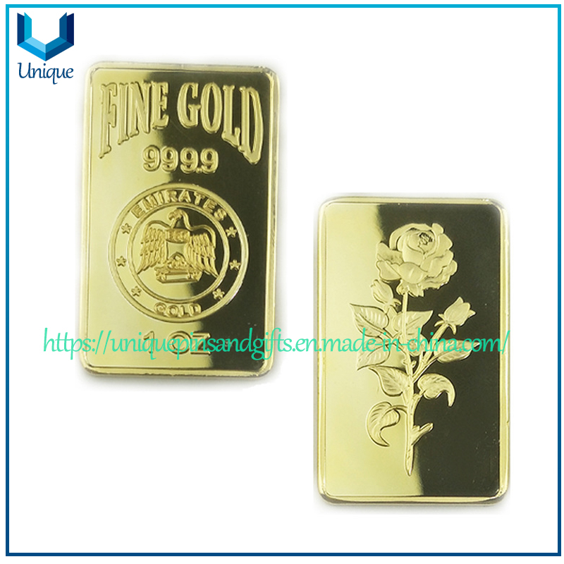 Factory Custom 3D Metal Plating Gold/Sliver Mirror Souvenir Coin，Holiday/Scenic Spot/Zodiac Commemorative Coin