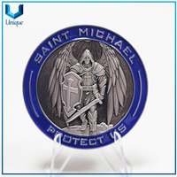 Custom Design 2.25 inch Plating Nickel USA Missouri Angel Police Coin,Customize Challenge coin Manufacturer