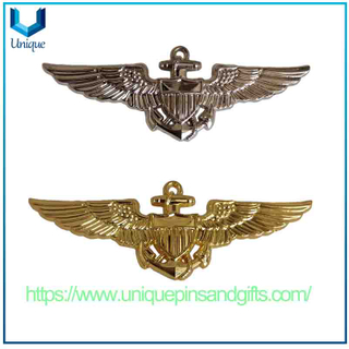 American Airline N-Navy Pilot Chest Badges, Metal Badges for M-Maritime Enthusiasts As Collectibles
