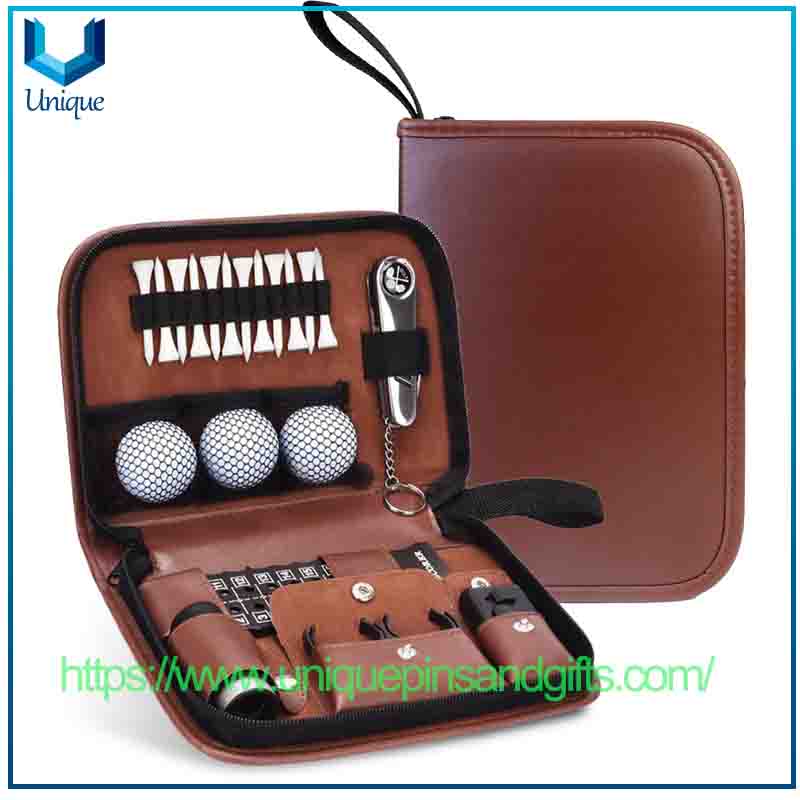 Golf Tool Bag Golf Accessory Bag Multi-functional Large-capacity Portable Storage Leather Bag