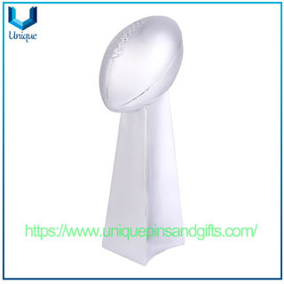 Custom Design Sports Competition Resin Trophy European Gold Plated Sports Super Trophy Study Room Living Room Decoration Rugby Trophy