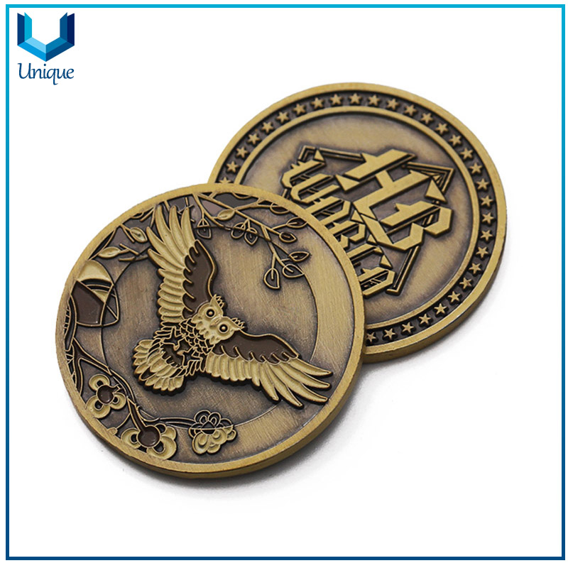 Customize Your own Design, Creative Coin Maker, China Challenge Coin Manufacturer, Antique plating coin, 2D Souvenir Coin