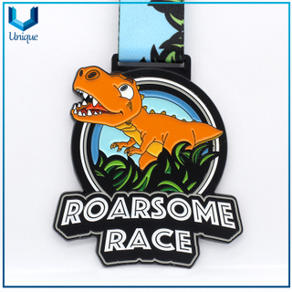 Roarsome Racing Medal, Cartoon Dinosaur Style Medal, Customize Design Medal Manufacter from China