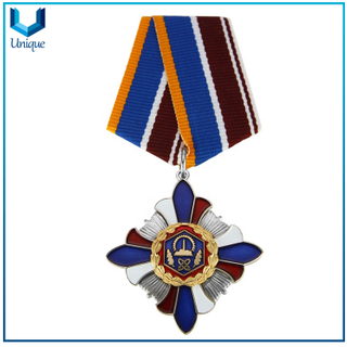 Custom Military Souvenir Hour Medal, High Quality Award Medal with Ribbon