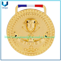 Factory Custom Design Metal Sports Running Medal, Tanzania Cycling Running Medal with Ribbon