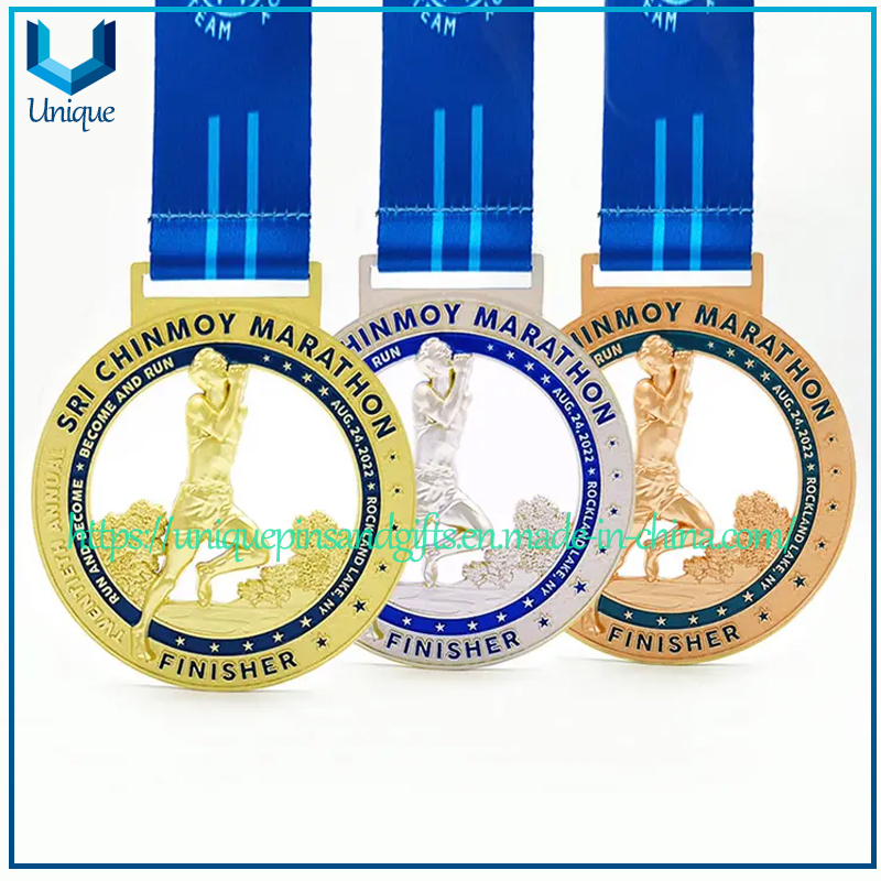  Customized 3D Gold Metal Wrestling Bike Cycling Swimming Judo Karate Bike Run Football Racing Soccer Finisher Triathlon Marathon Sports Medal