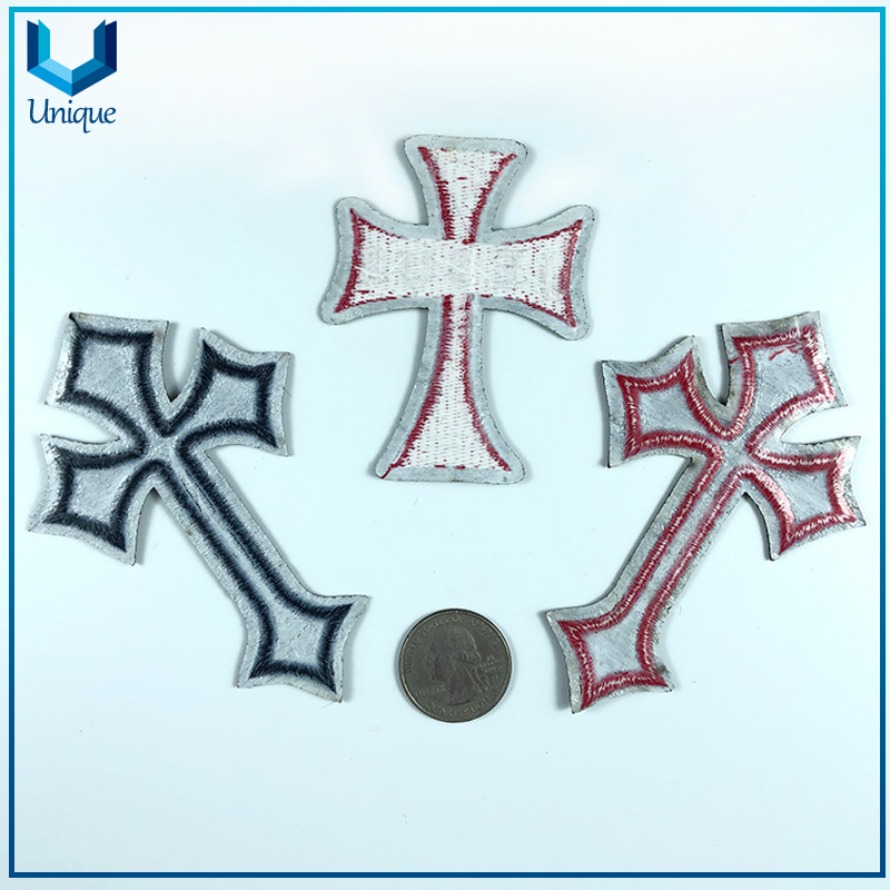 Custom Embroidery Patch for Clothes, Stick on Embroidery Badge for Garment Accessories, Full Embroidery Logo 