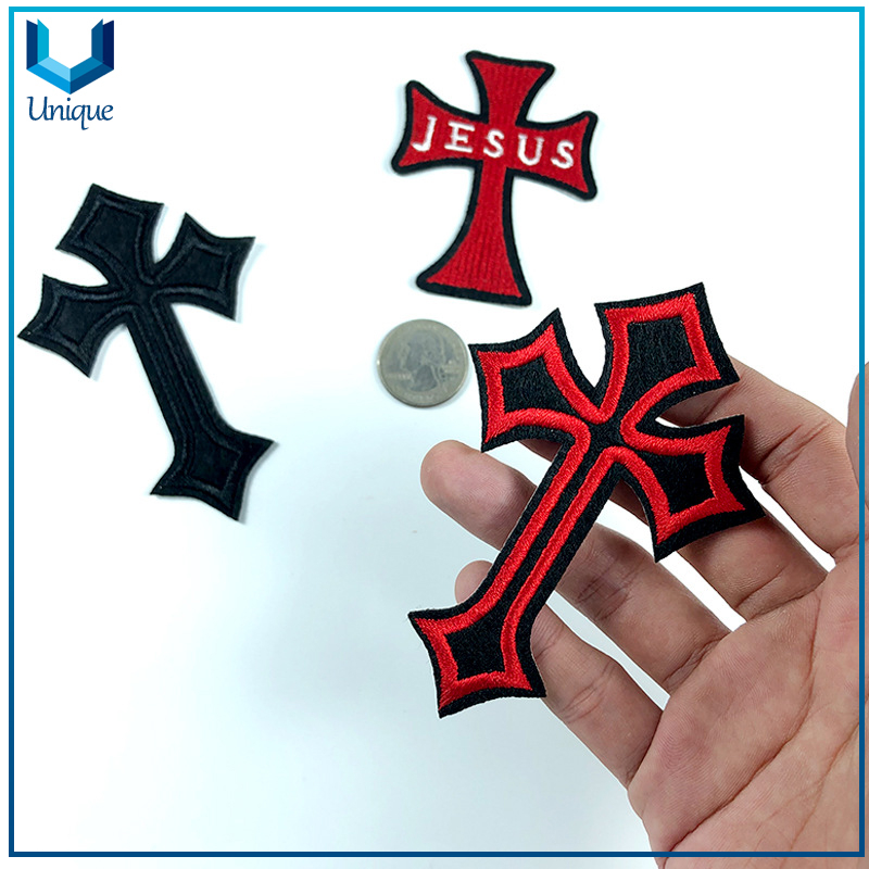 Custom Embroidery Patch for Clothes, Stick on Embroidery Badge for Garment Accessories, Full Embroidery Logo 