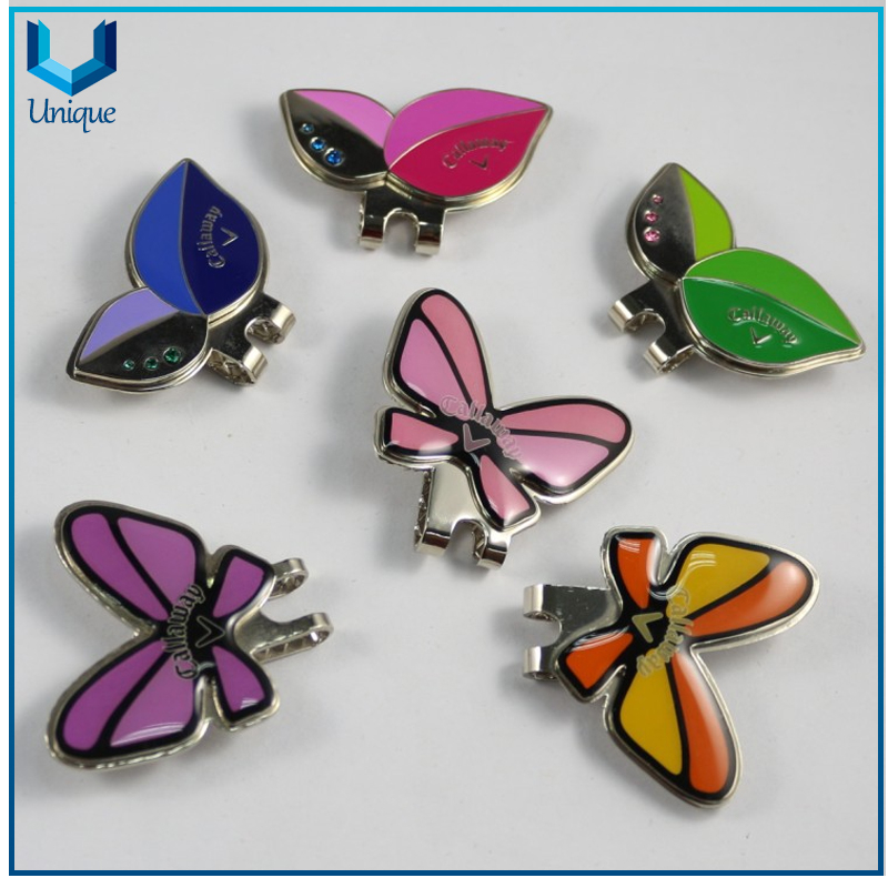 Fashion Golf Ballmarker, Customize your Design Golf Hatclip in enamel with Ballmarker in Set,Hotsale Golf Hatclip Ballmarker for Promotion Gifts