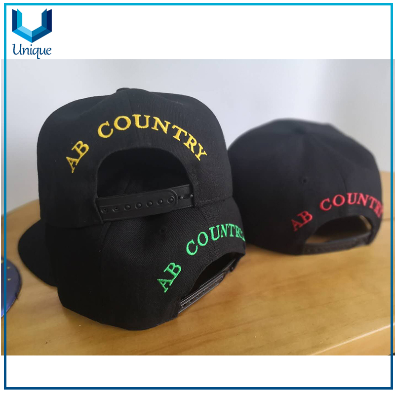 Manufacture Snapback Hat, Customized Embroidery Logo Snapback Caps, 3D Embroidered Logo Golf Baseball Caps