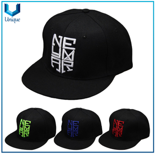 Manufacture Snapback Hat, Customized Embroidery Logo Snapback Caps, 3D Embroidered Logo Golf Baseball Caps