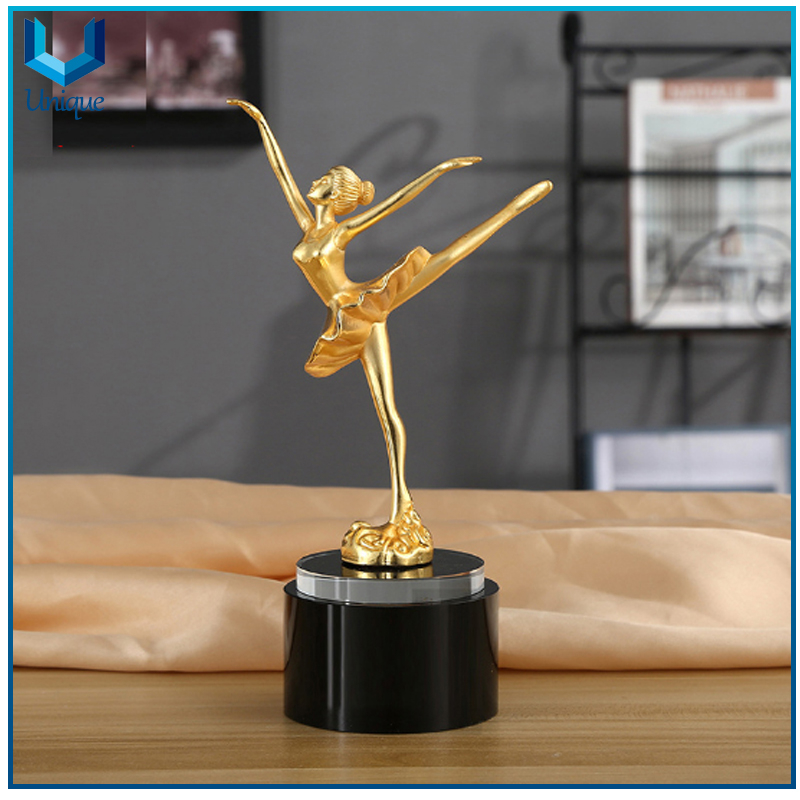 Custmize Dancing, Badminton, Youdo, Racing Sports Trophy, Resin Cup, Metal Medallion for Awards