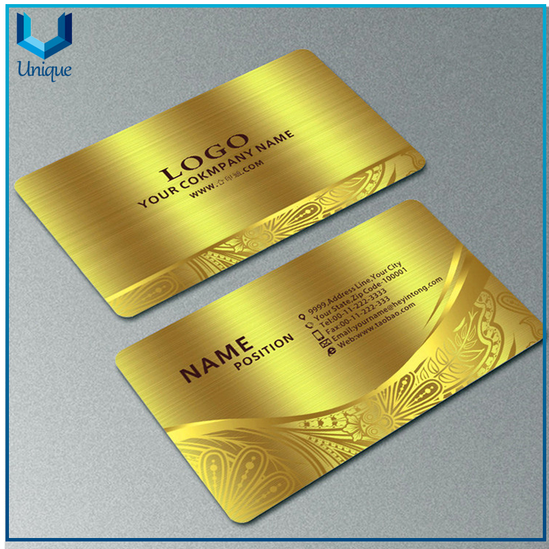 Customize Design Gold /Silver Membership Card, 5mm thick Hight Quality Engraved Metal Business Card, Luxury stainless Steel Wedding Invitation Card
