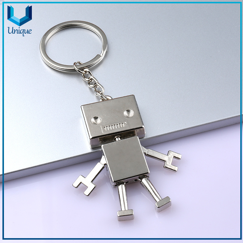 Customize Metal Robot keychain, Promotional Gifts Keychain with Custom Design for Souvenir