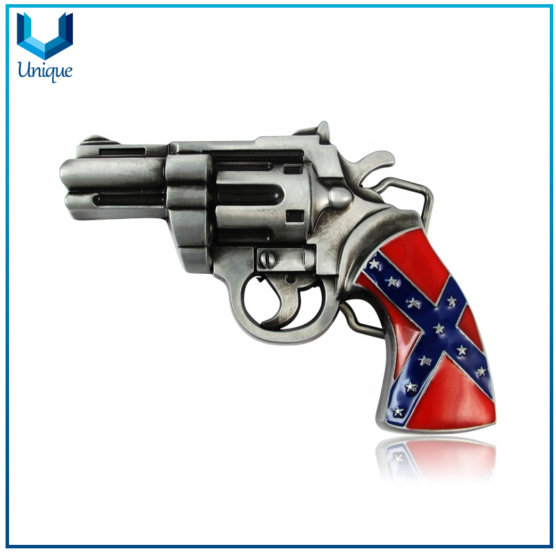 Customize 3D Gun Metal Buckle, Customize Zinc Alloy Enamel Belt Buckle, Fashion Running Race Honor Souvenir Gifts