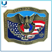 Nathional Eage SBR Metal Buckle, Customize Design 3D Antique Belt Buckle for Police, Military Honor Souvenir Gifts