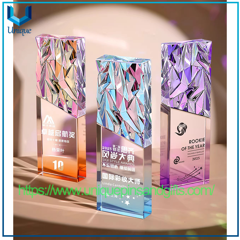 Customized K9 Crystal Trophies Crystal Trophy for Outstanding Employees Sales Elite Trophy Excellent Designer Trophy