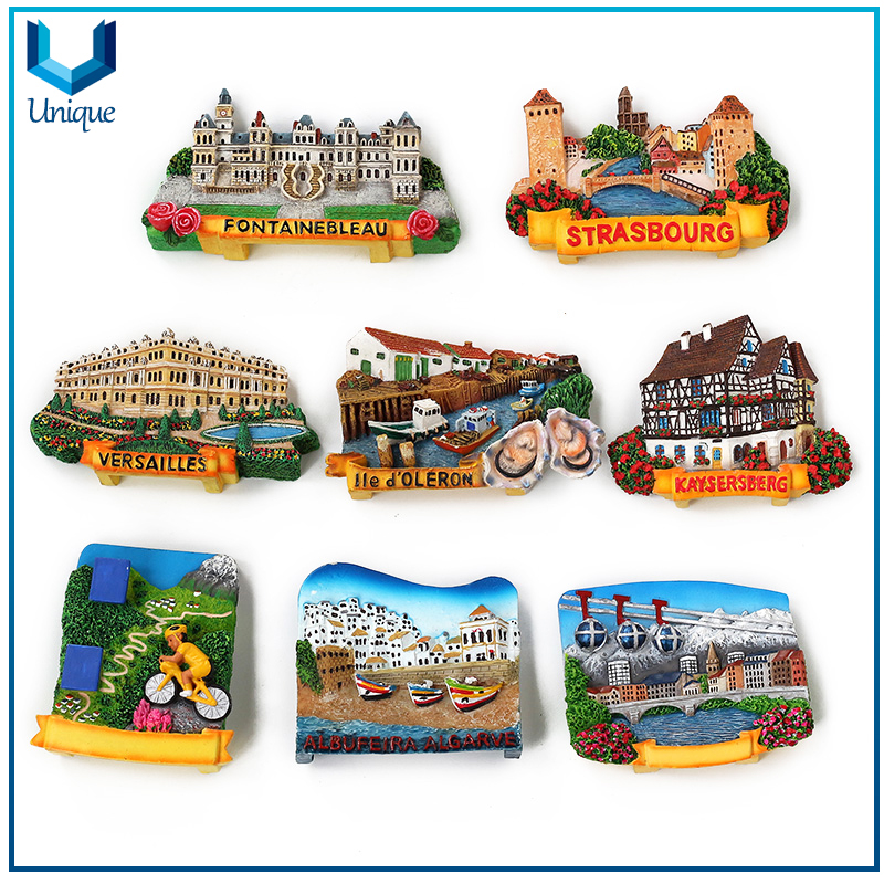 3D Custom Cities Souvenir Fridge Magnet for Different Countries Fridge Magnet
