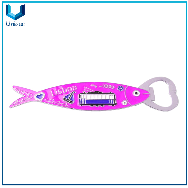 Portugal Lisbon Fish Series Souvenir Corkscrew Fridge Magnet