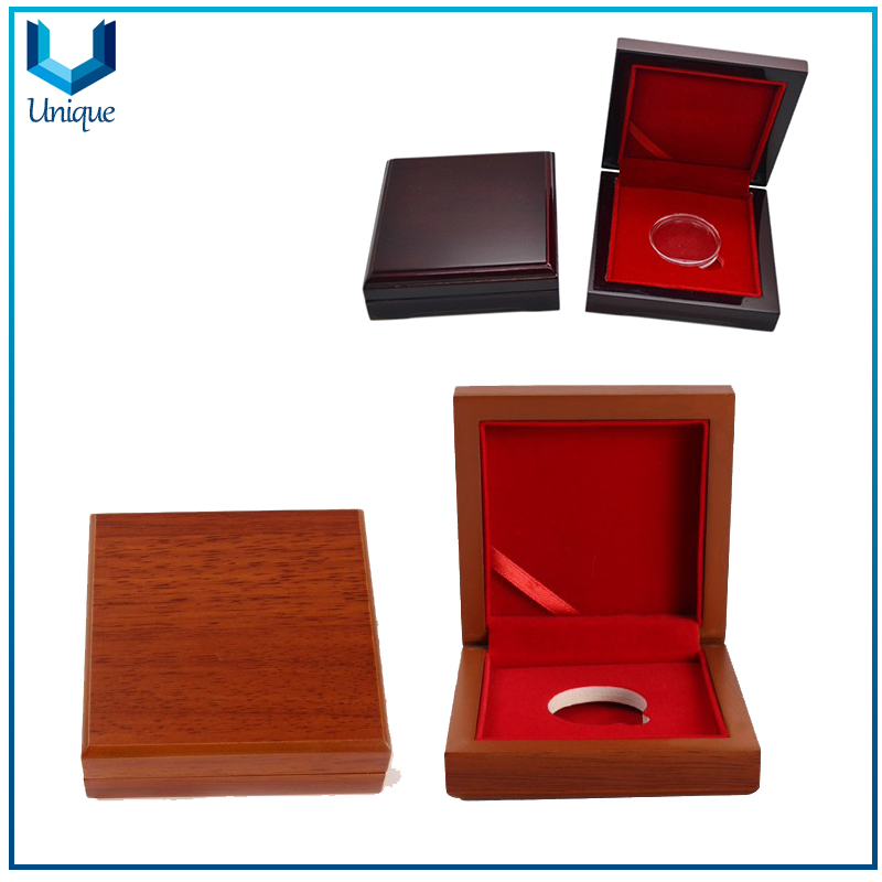 Cheap Available stock wooden box for Coin