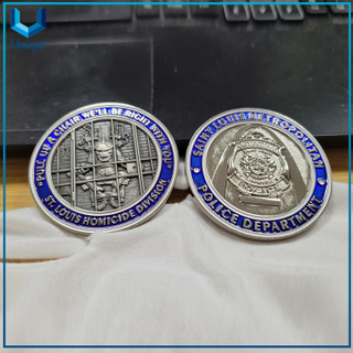 Challenge Coin Supplier Rocket Gold Medal Round Gold Mirror Coin
