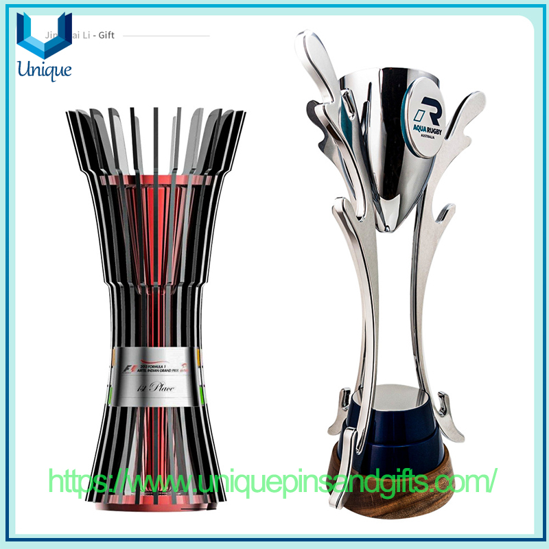 Customize New Mold Metal Trophy Creative Enterprise Honor Excellent Lettering Trophy