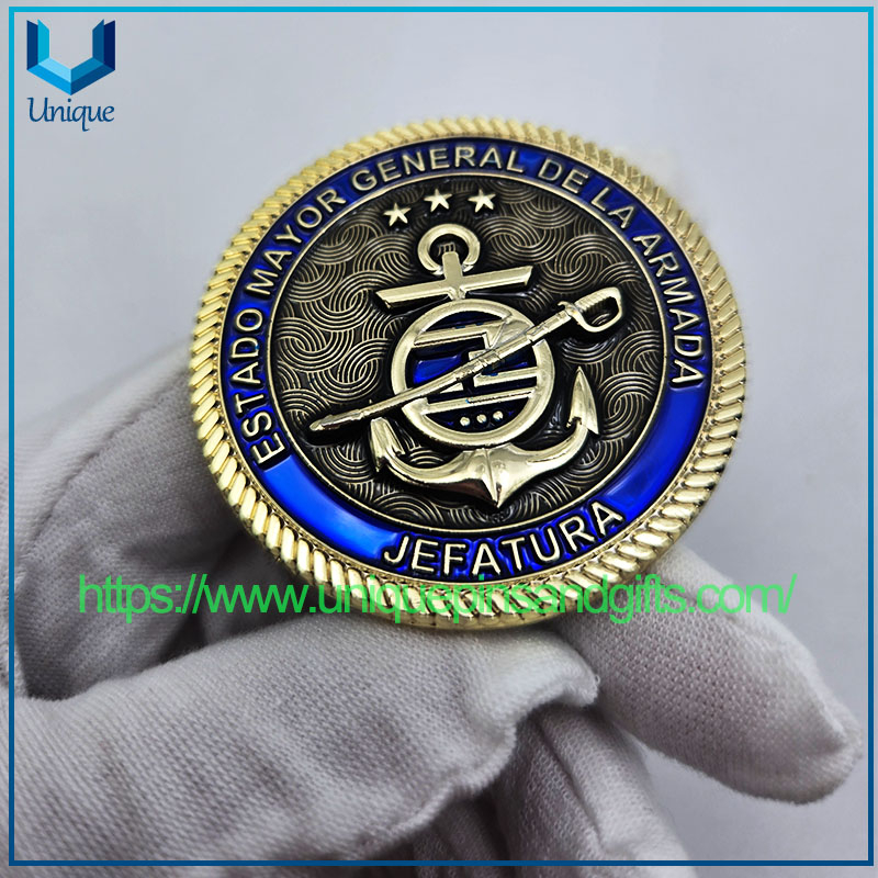 Custom Design ARMADA DE MEXICO Metal Commemorative Coin