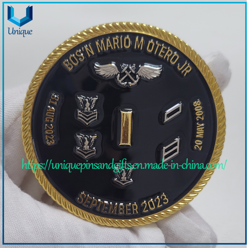 Wholesale Custom Design USA Navy Veteran Medal Coin Commenorative Coin Military Honor Coins Custom Coin Medallions